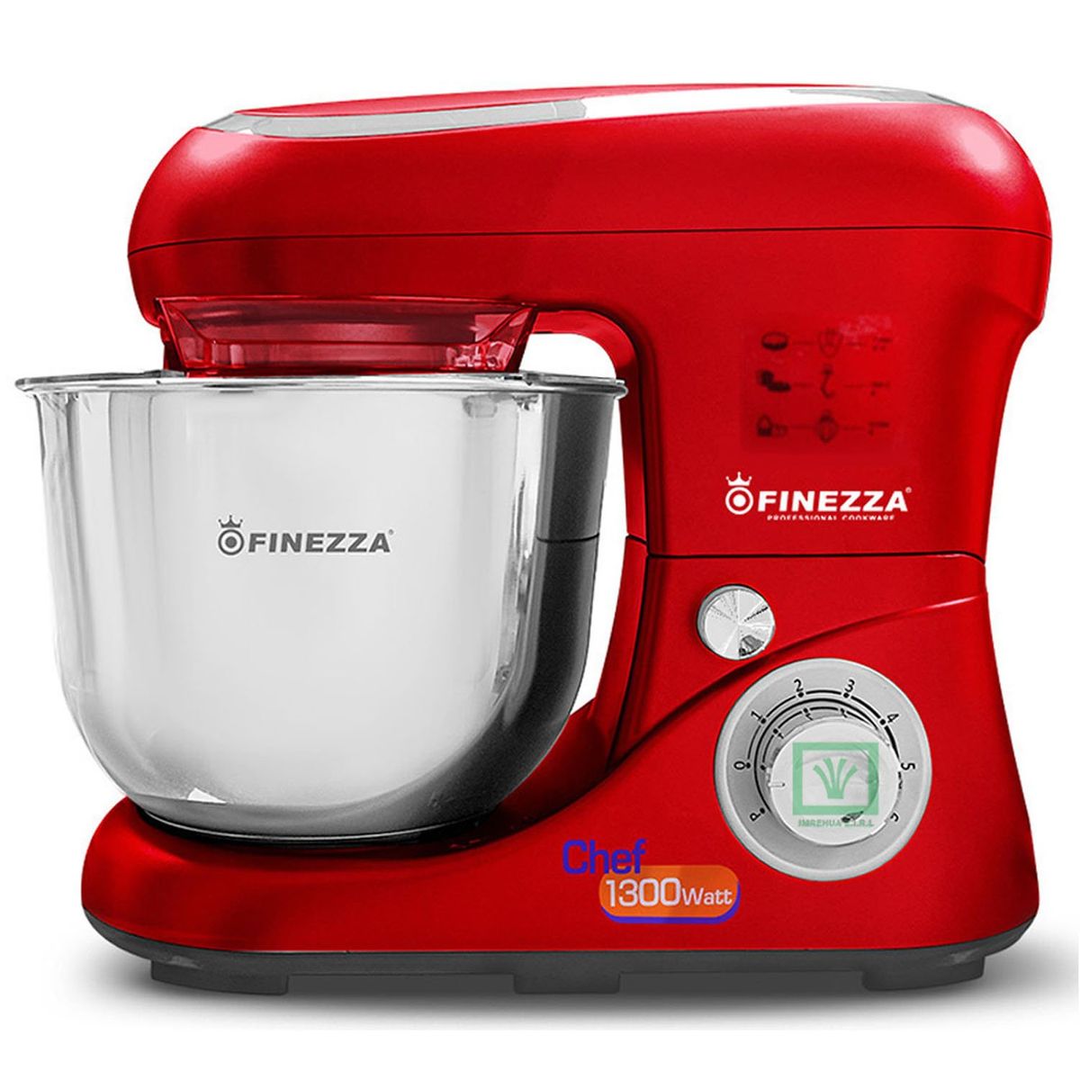 FINEZZA - Batidora Orbital 1300W FZ-6822B 6 Velocidades