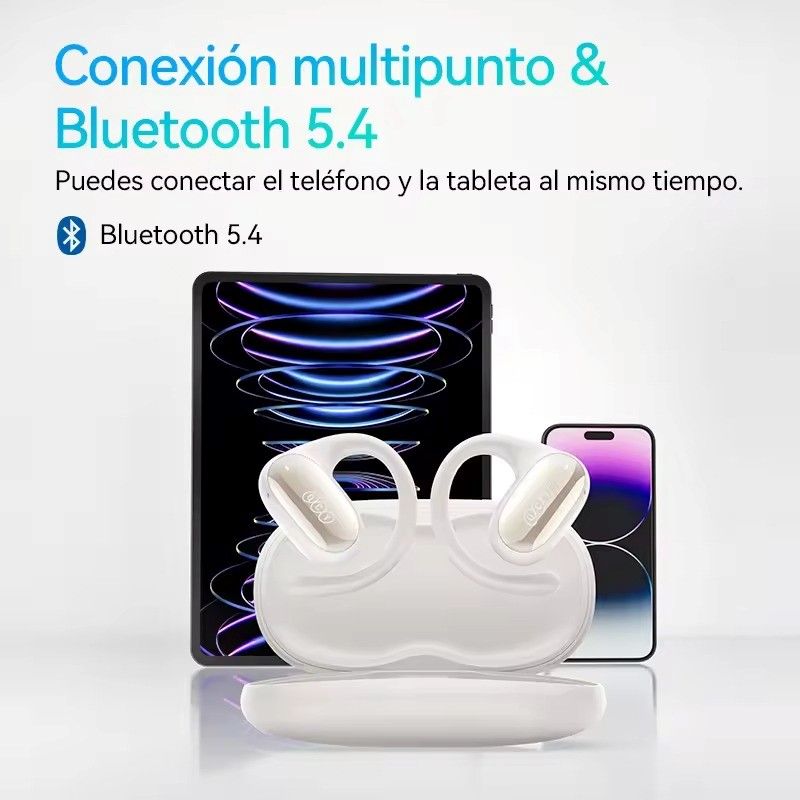 QCY - AUDIFONO INALAMBRICO QCY Crossky GTR2 BLUETOOTH - Blanco