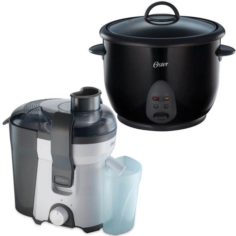 OSTER - Combo OSTER Arrocera CKSTRC1700B + Extractor de Jugos FPSTJE316W 400W