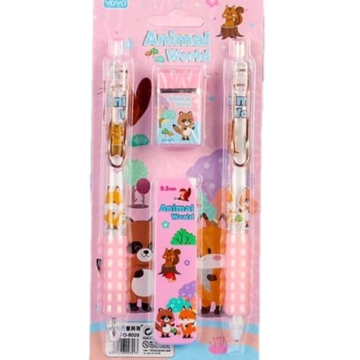 GENERICO - SET PORTAMINA + LAPICERO KAWAI