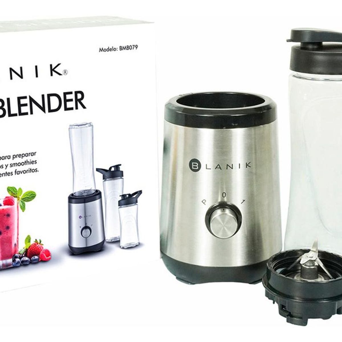 BLANIK - Mini Blender Inoxidable BMB079 Blanik