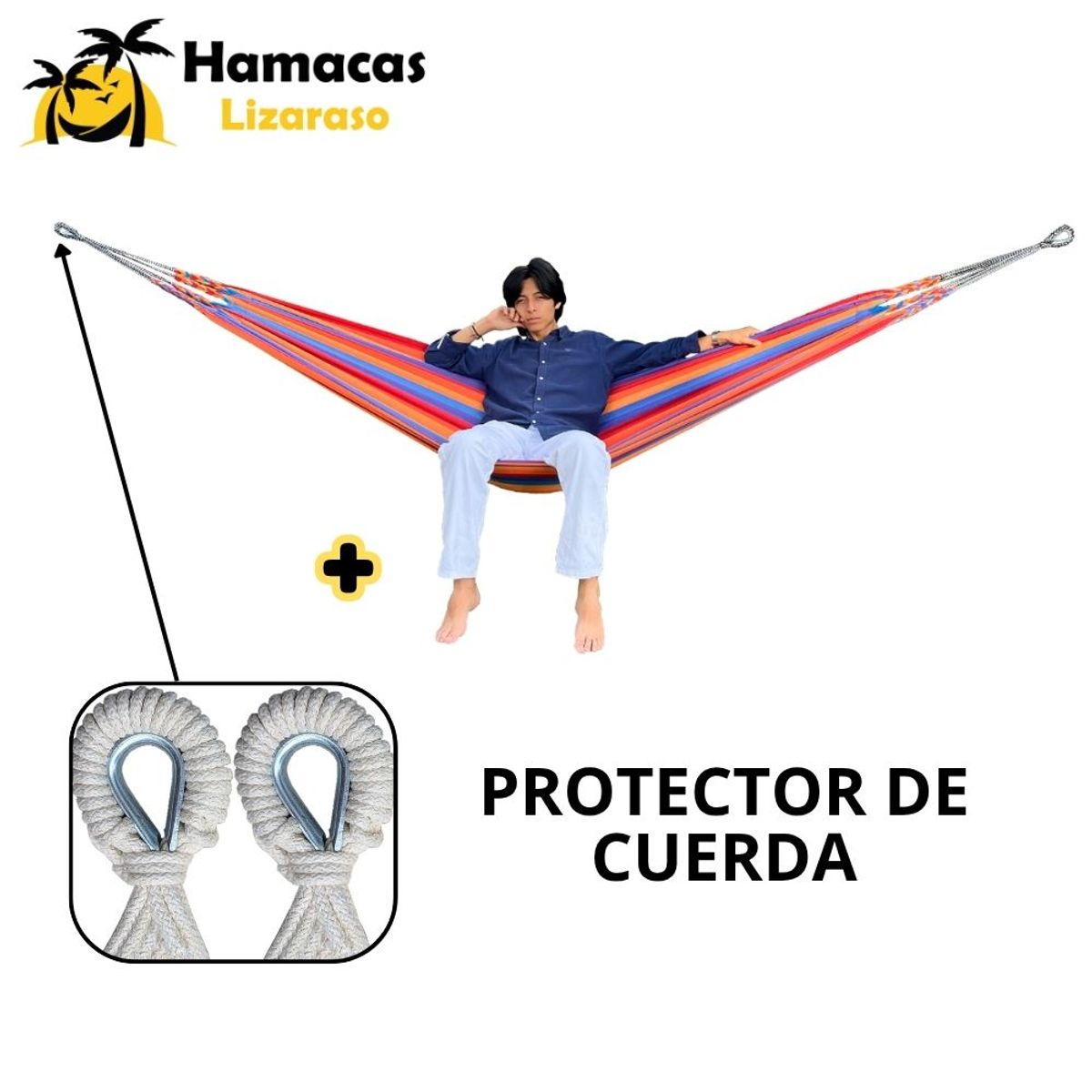 HAMACAS LIZARASO - Hamacas Andina Multicolor de Algodón - Hamacas Lizaraso