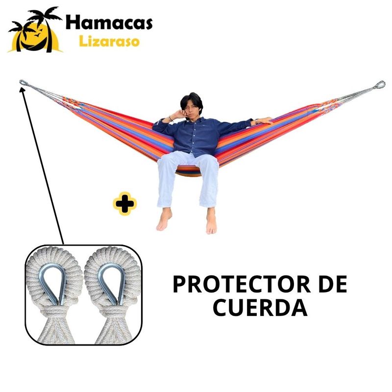 HAMACAS LIZARASO - Hamacas Andina Multicolor de Algodón - Hamacas Lizaraso