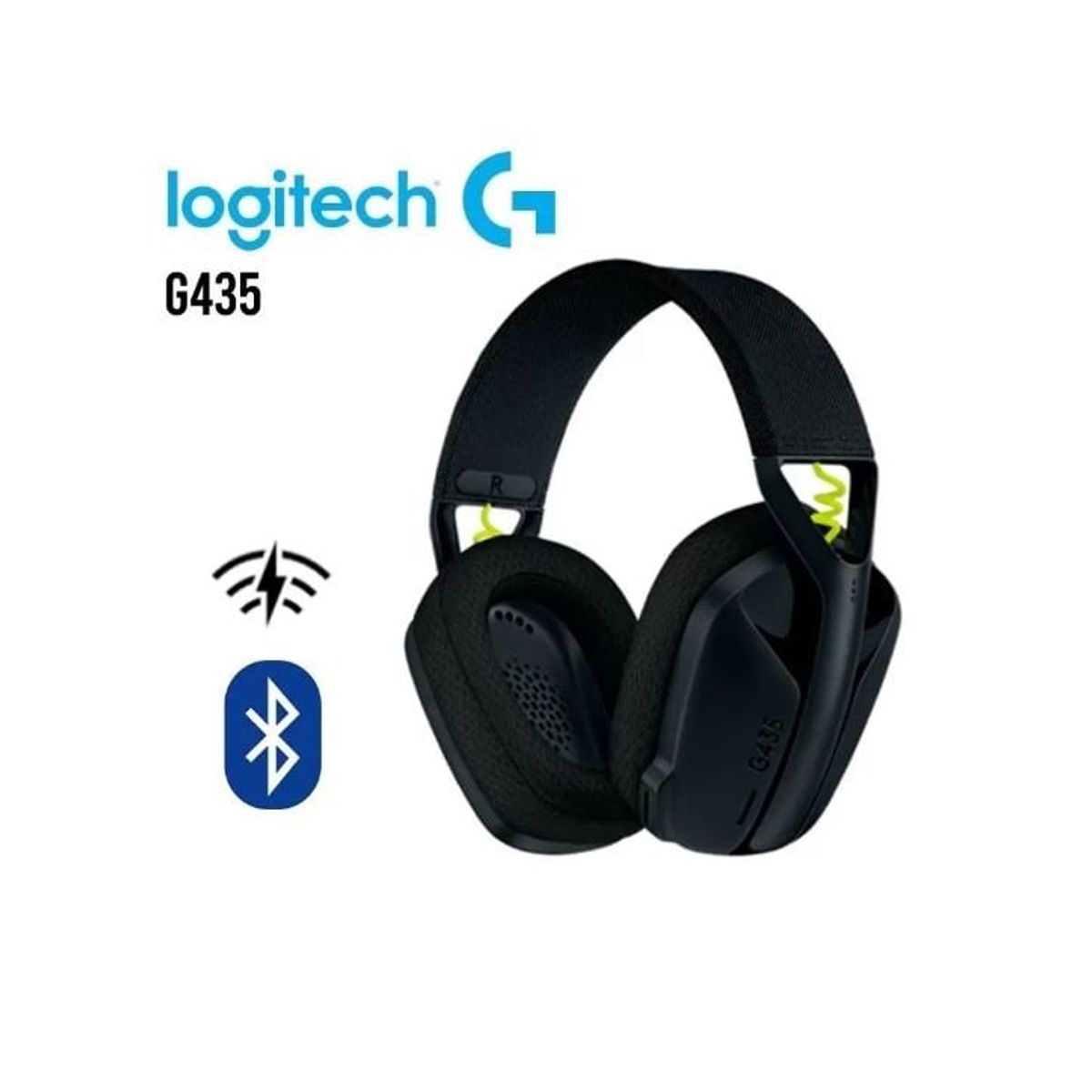 LOGITECH - AUDIFONO CON MICROFONO LOGITECH G435 BT NEGROS