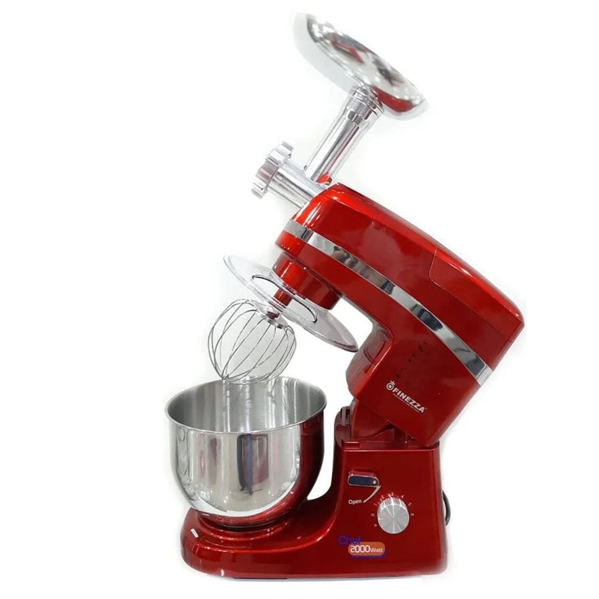 FINEZZA - Batidora Orbital con Moledor Bate Amasa Mezcla FZ-6820B