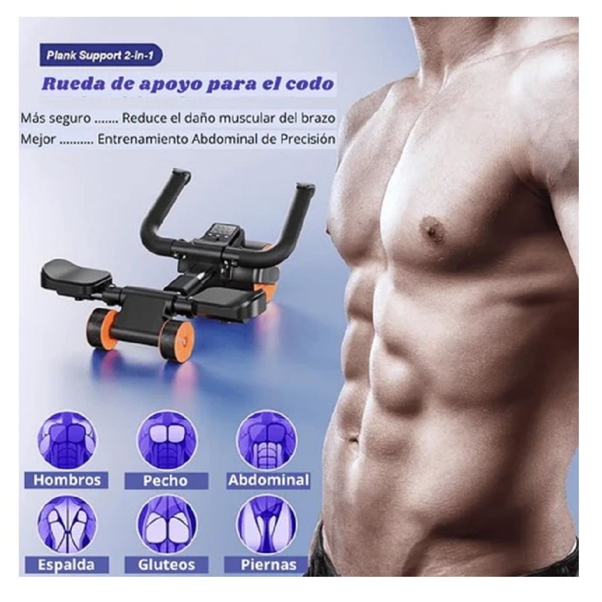 GENERICO - RODILLO ABDOMINAL PREMIUM DELUXE