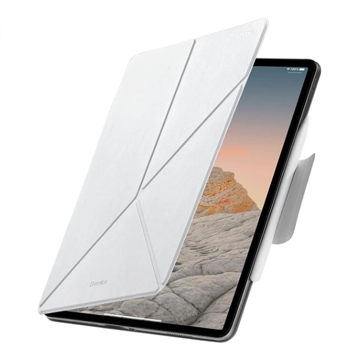 GENERICO - Funda Magnética BENKS para iPad Pro 11 M4 2024 - White