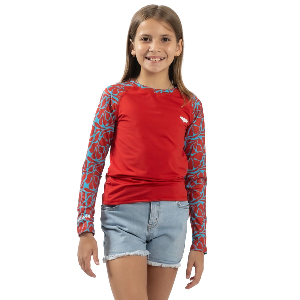 M YOWIE - Camiseta de Licra UV Fire Garden Kids