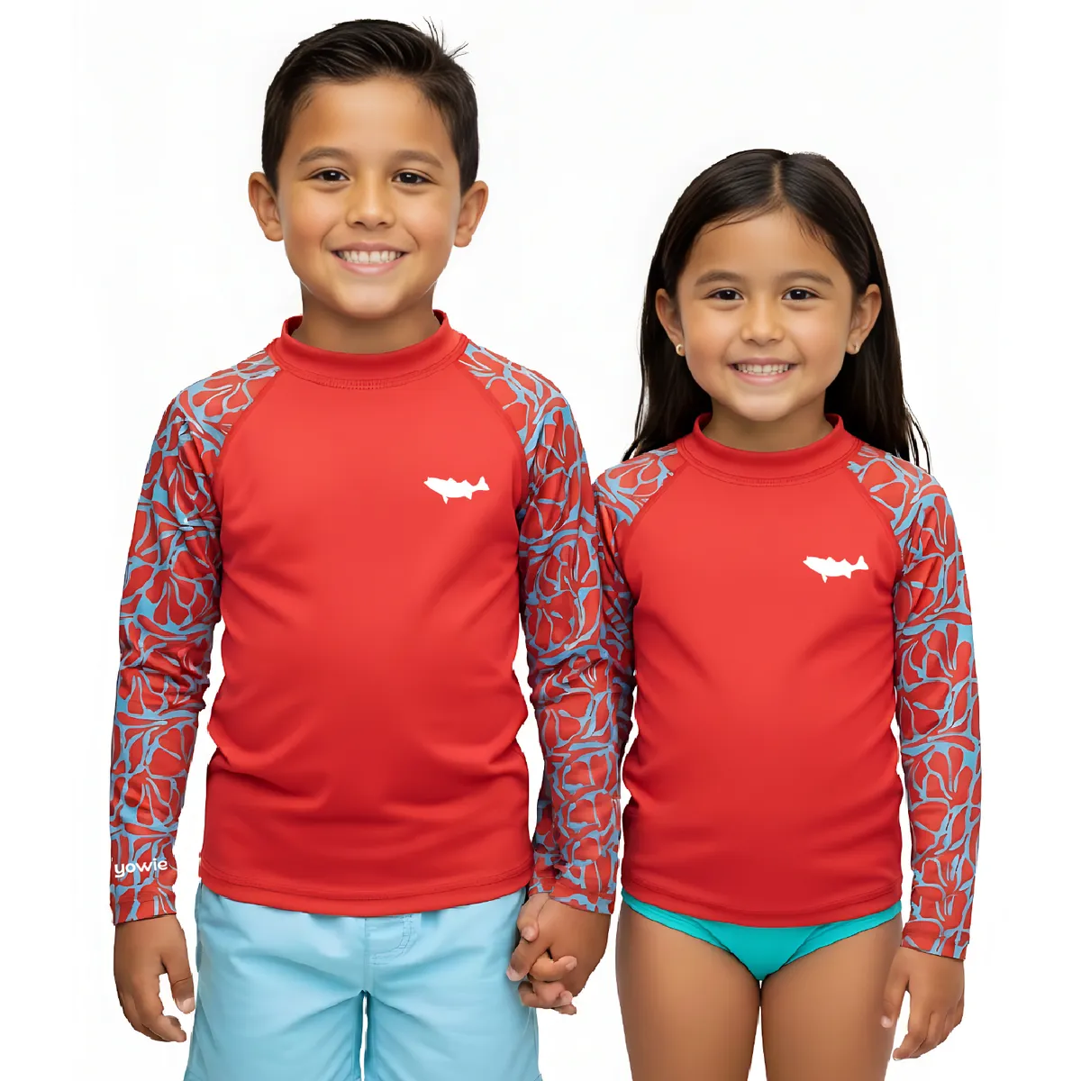 M YOWIE - Camiseta de Licra UV Fire Garden Kids