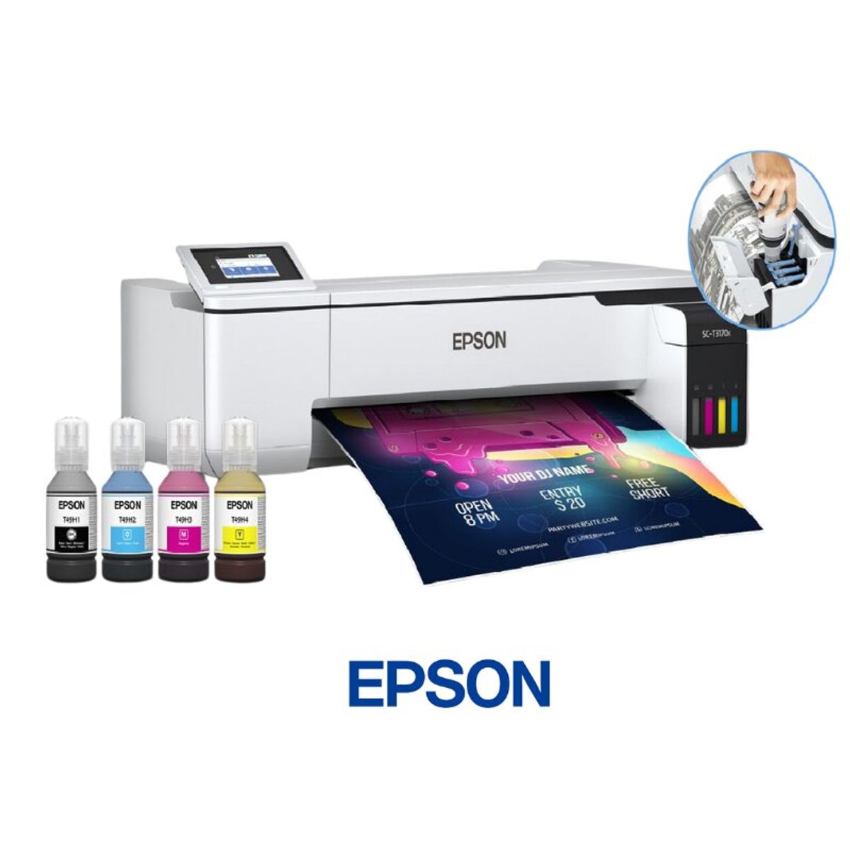 EPSON - Impresora Plotter T3170x 24 Tinta Continua
