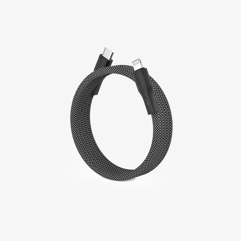 GENERICO - Cable Black/Silver USB-C a Lightning Magtame 1.5 m 27W