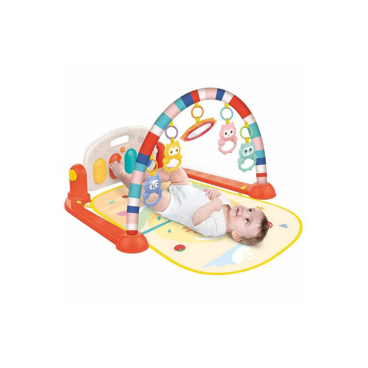 HUANGER - Gimnasio Completo Para Bebes Musical Piano Búho