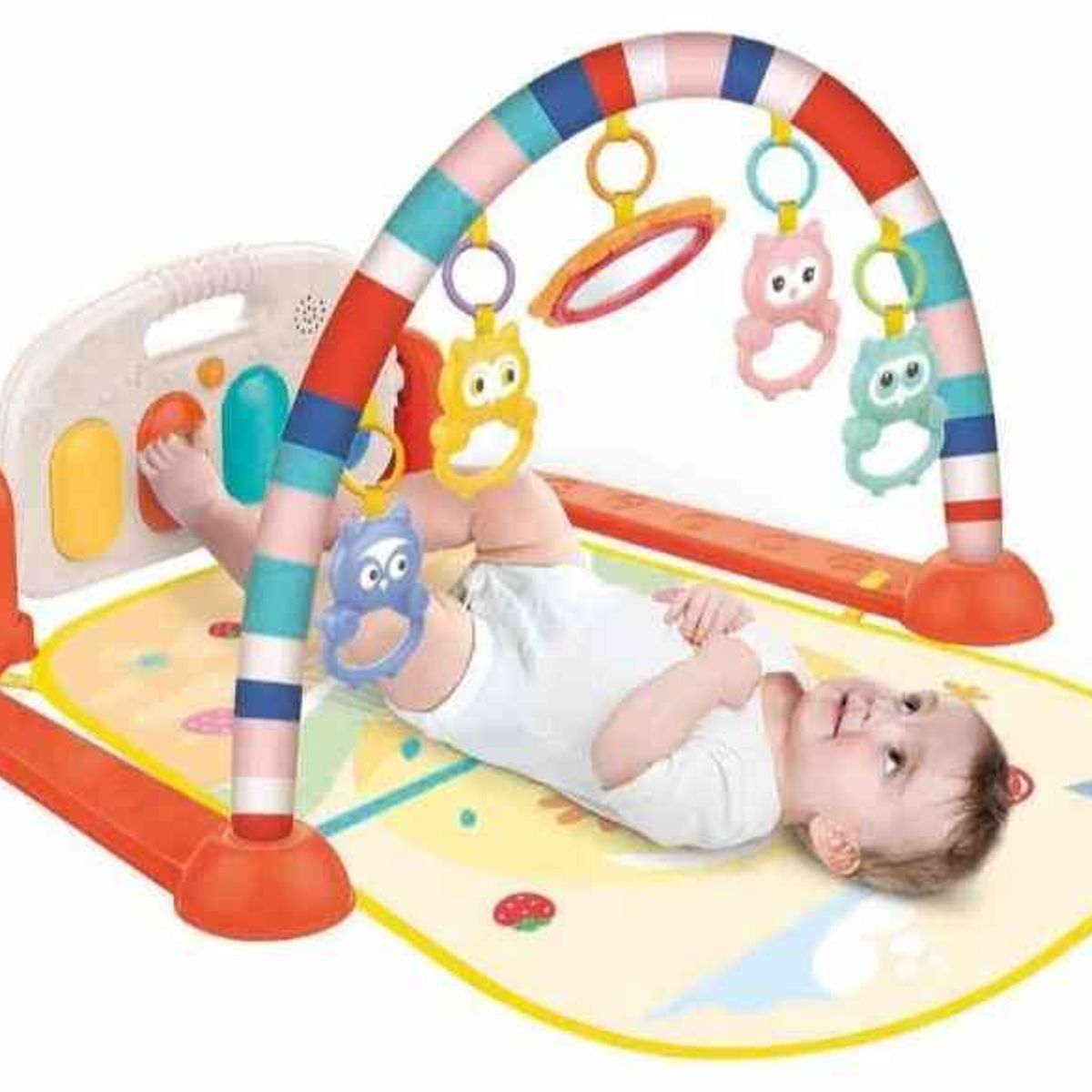 HUANGER - Gimnasio Completo Para Bebes Musical Piano Búho