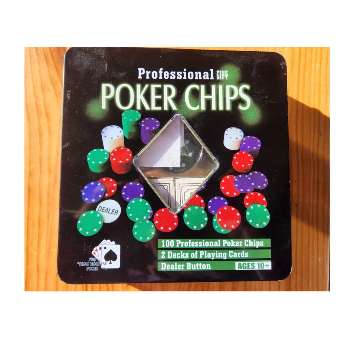 GENERICO - Juego de Poker Caja Metálica