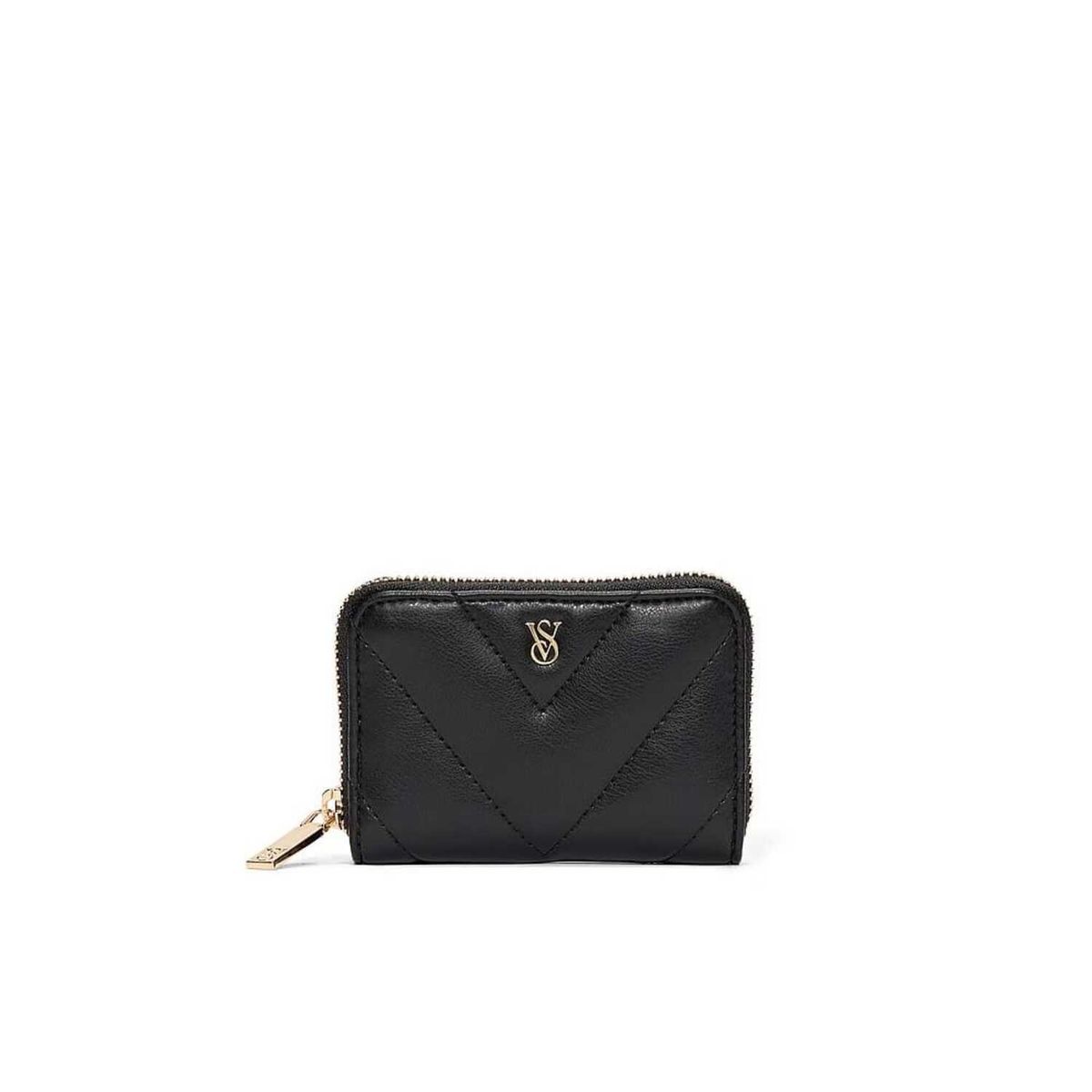 VICTORIA'S SECRET - BILLETERA NEGRA PEQUEÑA VICTORIAS SECRET