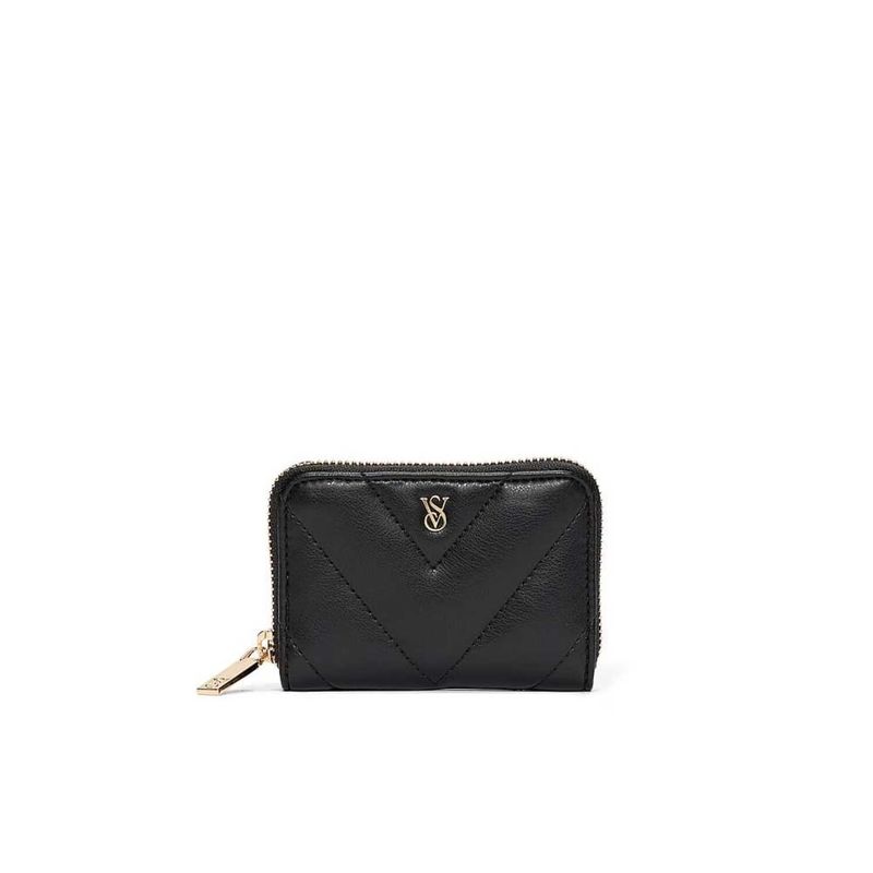 VICTORIA'S SECRET - BILLETERA NEGRA PEQUEÑA VICTORIAS SECRET