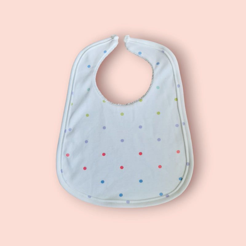 GENERICO - Babero en algodón pack x 3 para bebé unisex - Multicolor