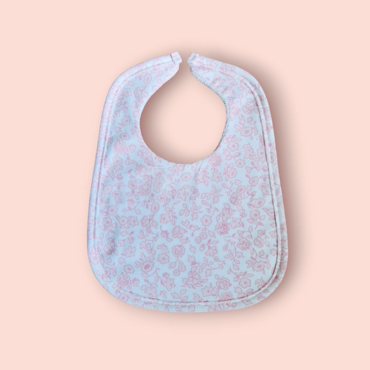 GENERICO - Babero en algodón pack x 3 para bebé niña - Rosa