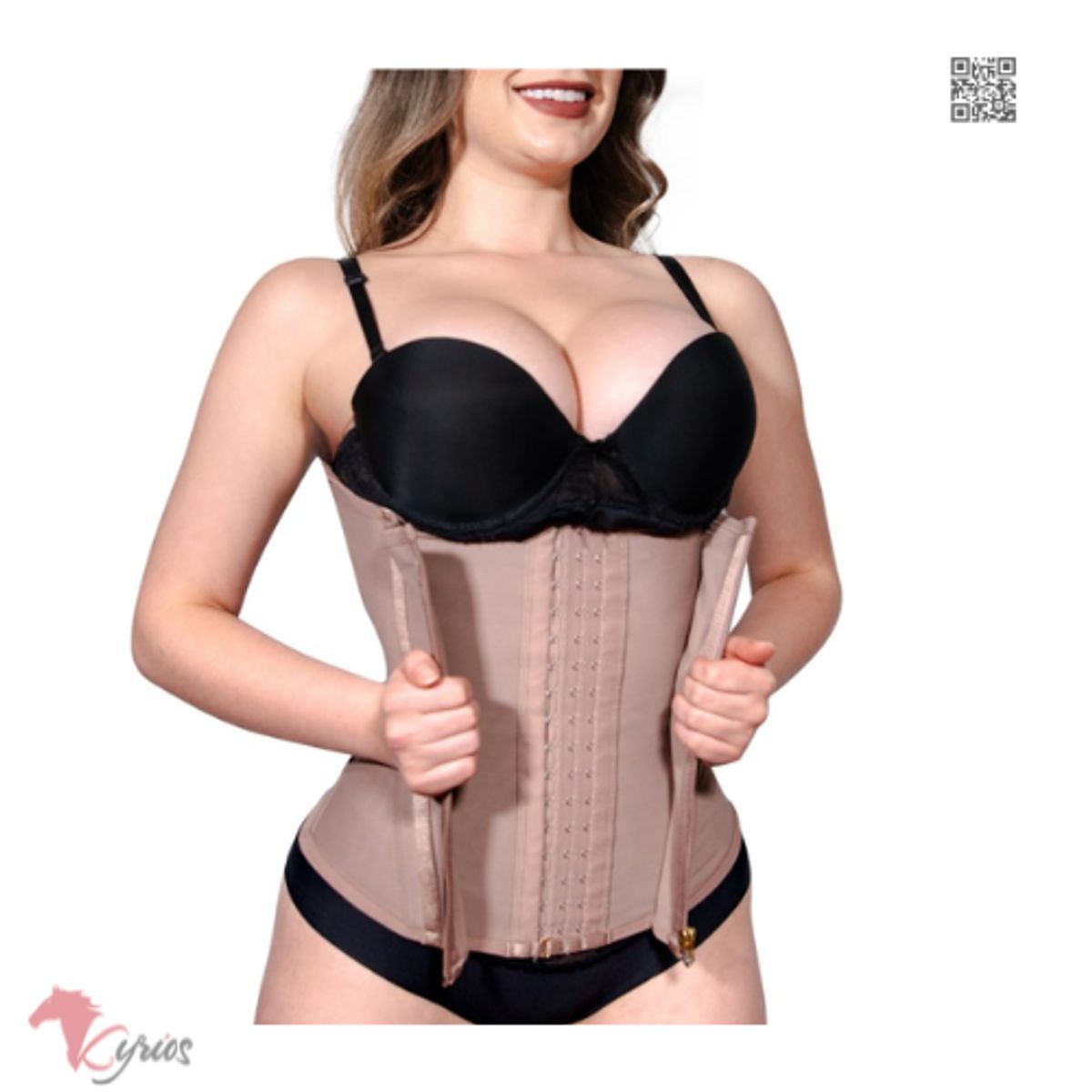 GENERICO - Cinturilla Reductora 15 Varillas Tres Líneas de Broches y Cremallera_.