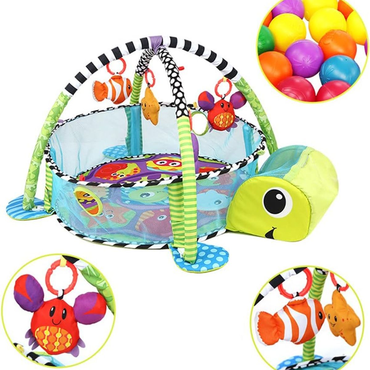 GENERICO - Gimnasio multifuncional Para Bebés Tortuga