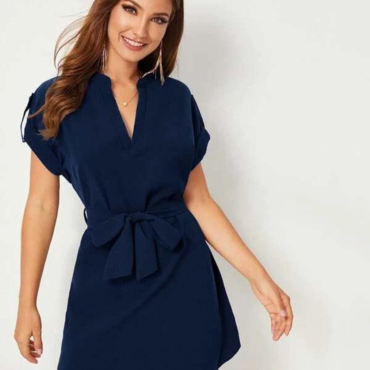 TAIS PRINCESS - Tais Princess Vestido jovencitas asimétrico con cinturón puño doblez