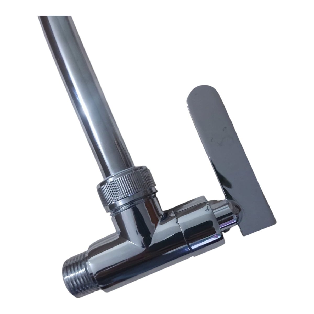 GENERICO - Caño Grifo Cocina Pared pico de Ganso Cromado Cata