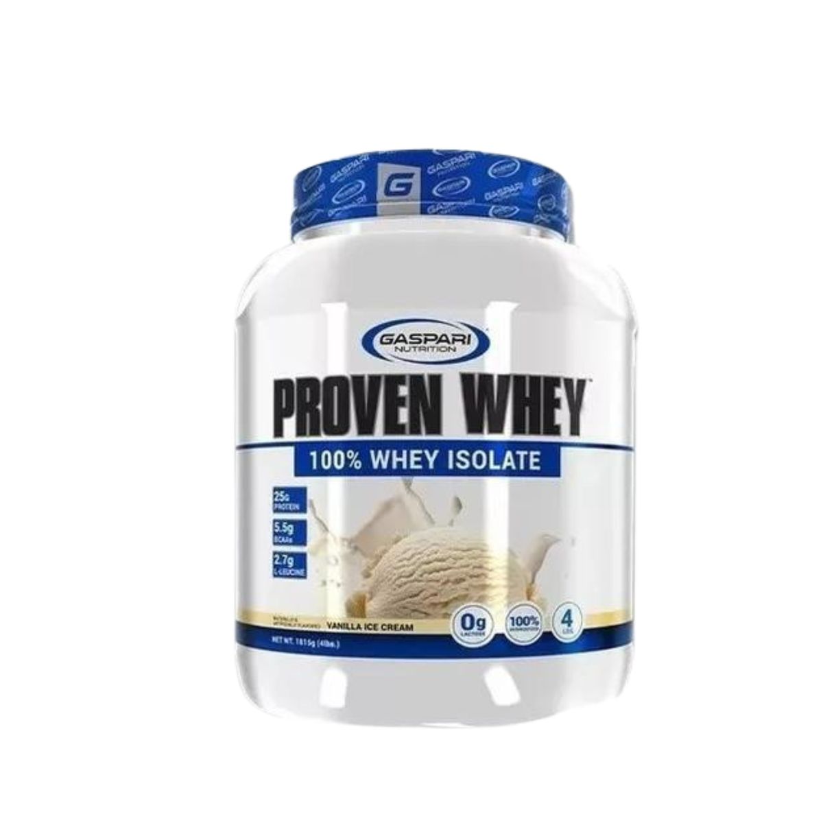 GASPARI NUTRITION - Proteina Proven Whey Isolatada Gaspari Nutrition 4 libras Vainilla