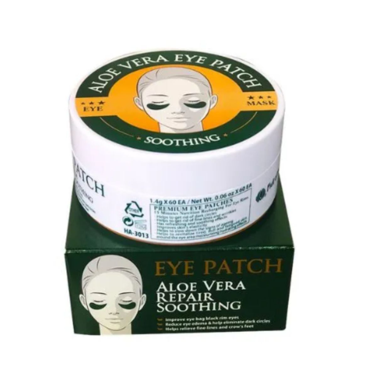 WOKALI - Parches De Ojos Aloe Vera- Fruit Of The Wokali