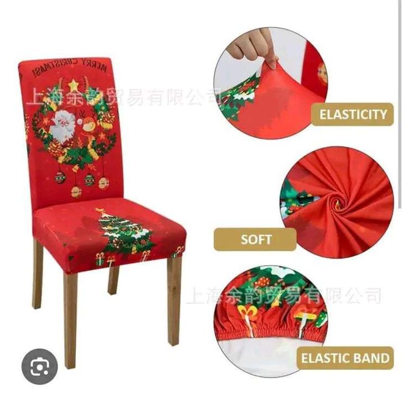 GENERICO - Forros Funda de Silla Navideña Decoración Navidad