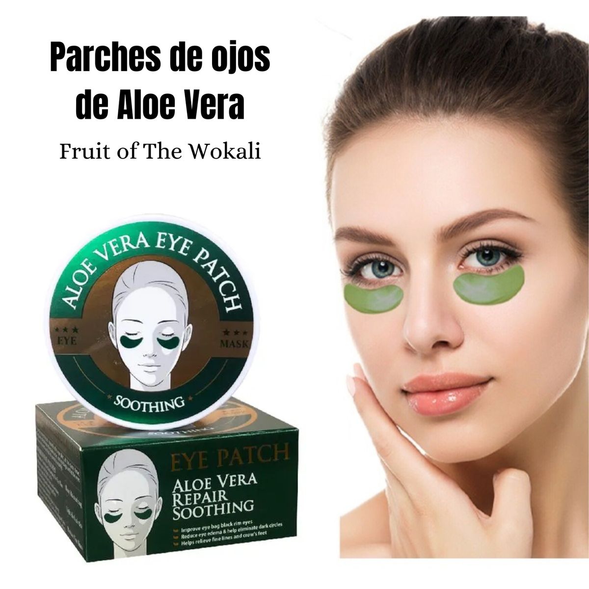 WOKALI - Fruit Of The Wokali - Parches De Ojos De Aloe Vera