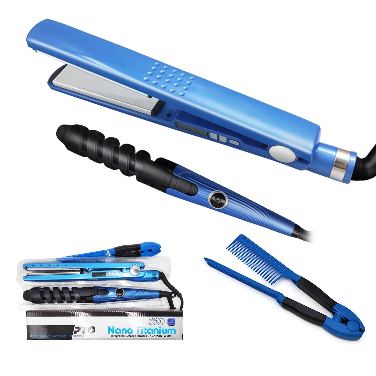 GENERICO - Plancha Cabello Alisador Digital  Pro 450° F