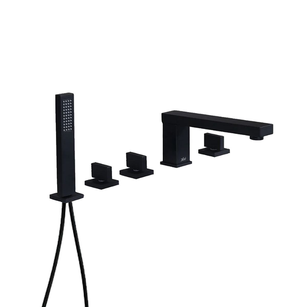 XM - MEZCLADORA PARA TINA DE BAÑO NEGRO MY314801