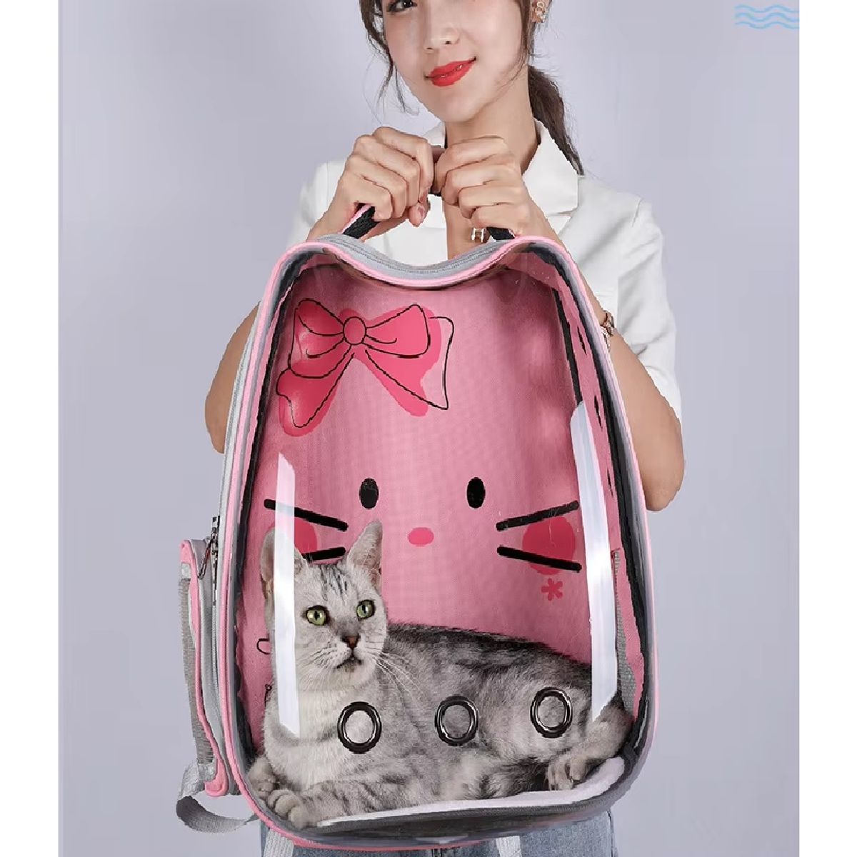 GENERICO - MOCHILA TRANSPORTADORA PARA MASCOTA