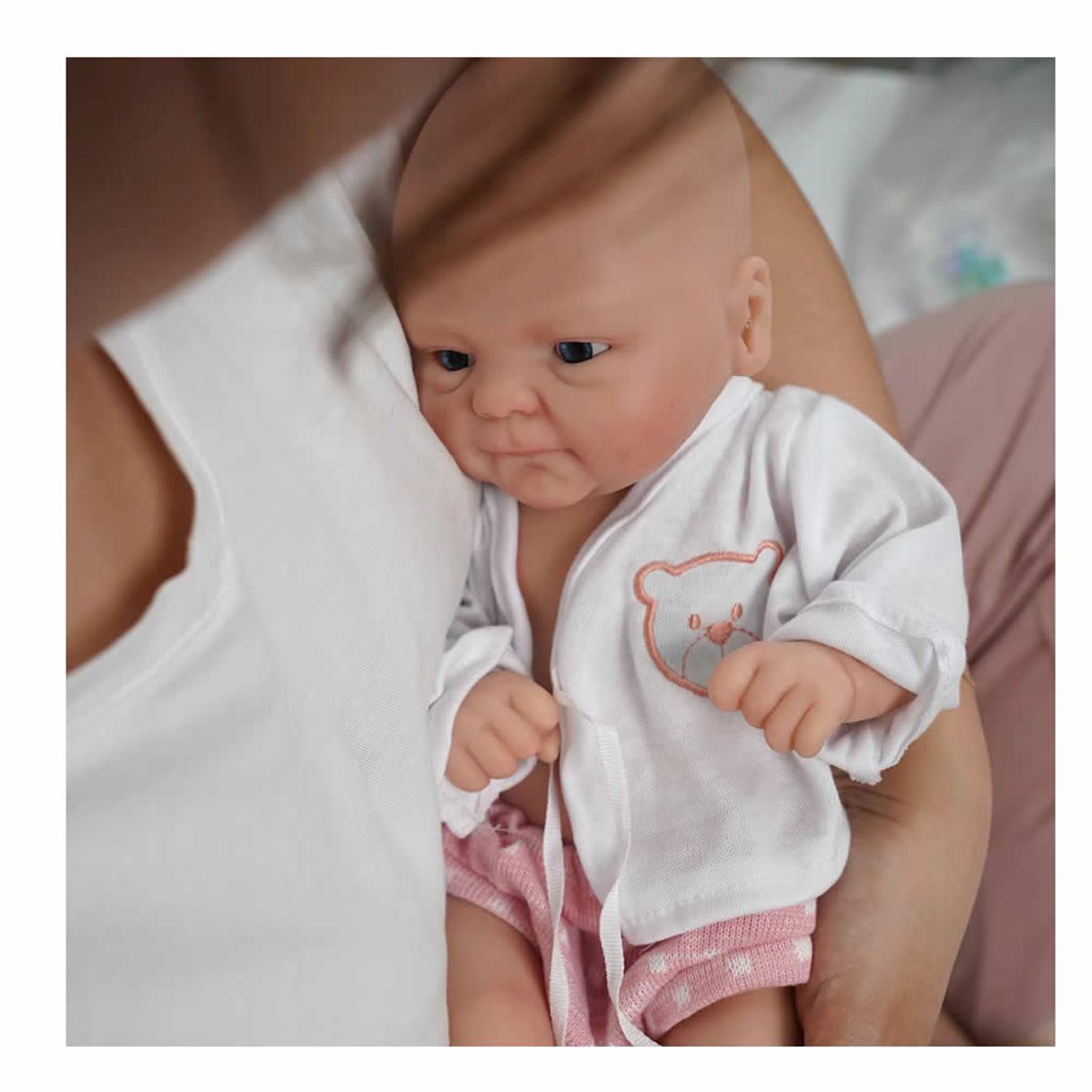 GENERICO - Bebe Reborn Silicona Ecoflex 36 cm - Niña