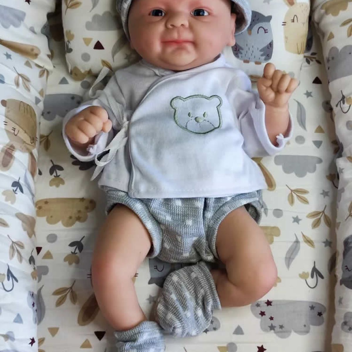 GENERICO - Bebe Reborn Silicona Ecoflex 36 cm - Niño