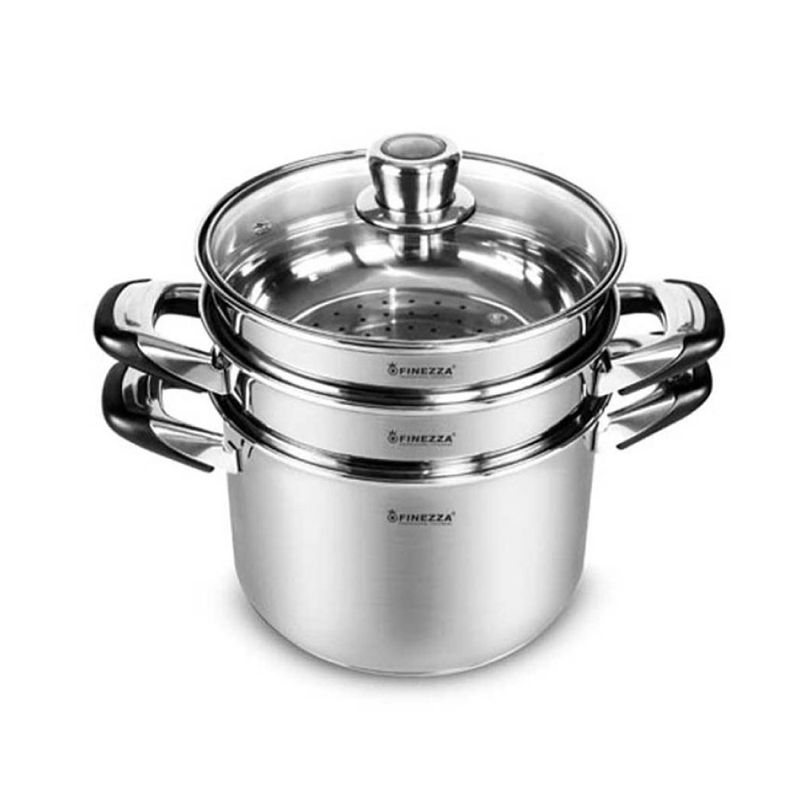 FINEZZA - Espaguetera Finezza FZ-0062SP4 de acero inoxidable de 6L