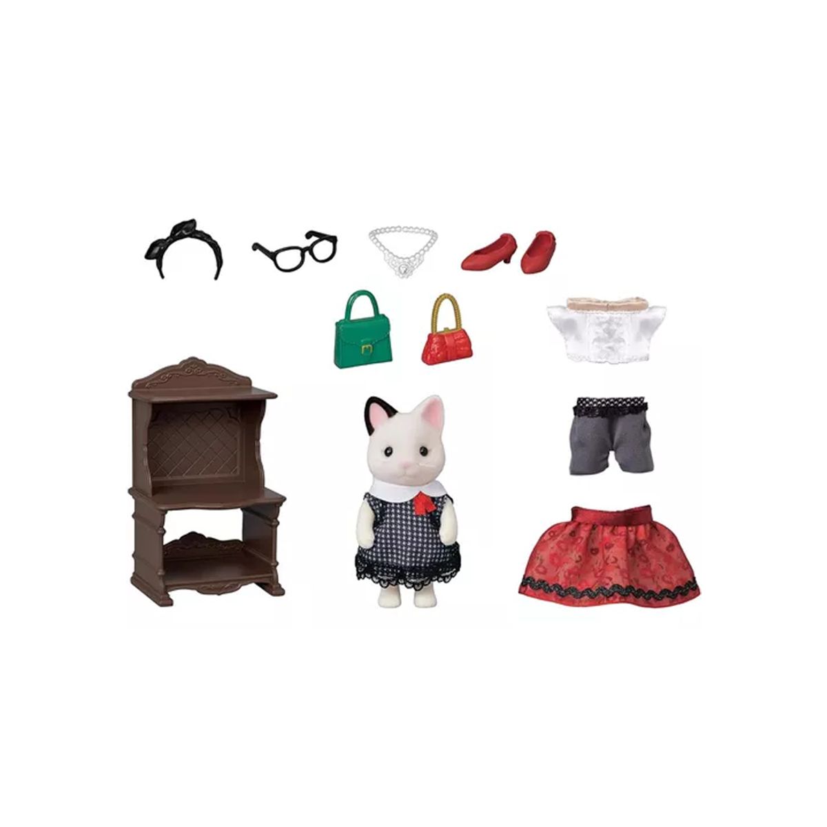 SYLVANIAN FAMILIES - Calico Critters Gata Tuxedo Set Fashion