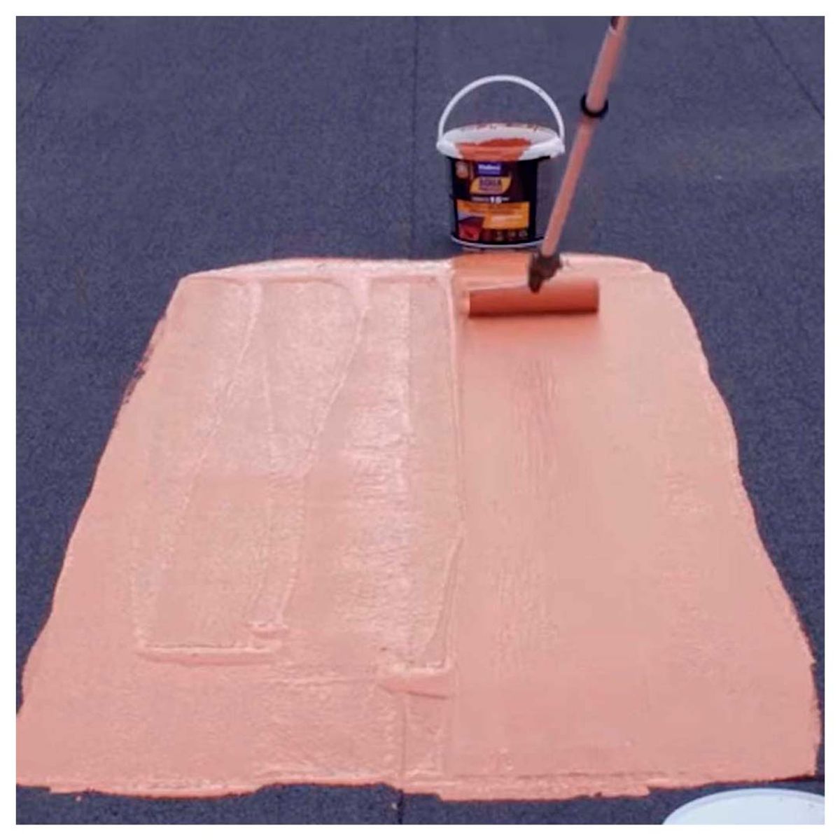 QUILOSA - Impermeabilizante Caucho Microfibras 20 kg Terracota Quilosa