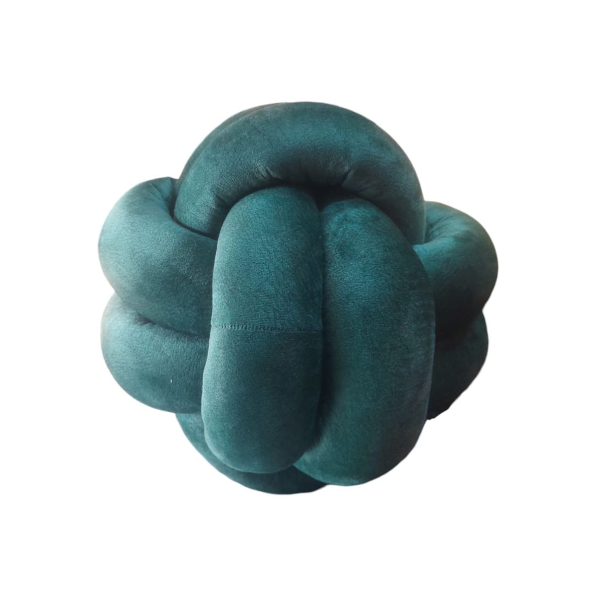 GENERICO - Cojín Nudo Verde Agua 25 cm
