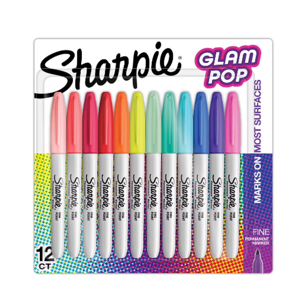 SHARPIE - Sharpie Glam Pop x12