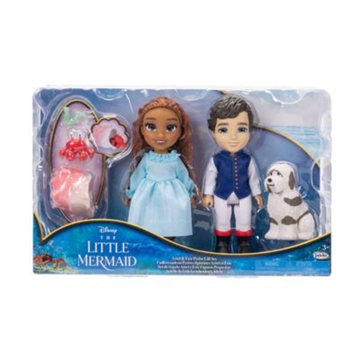 DISNEY - Disney La Sirenita Live Action - Set de Figuras Ariel y Eric