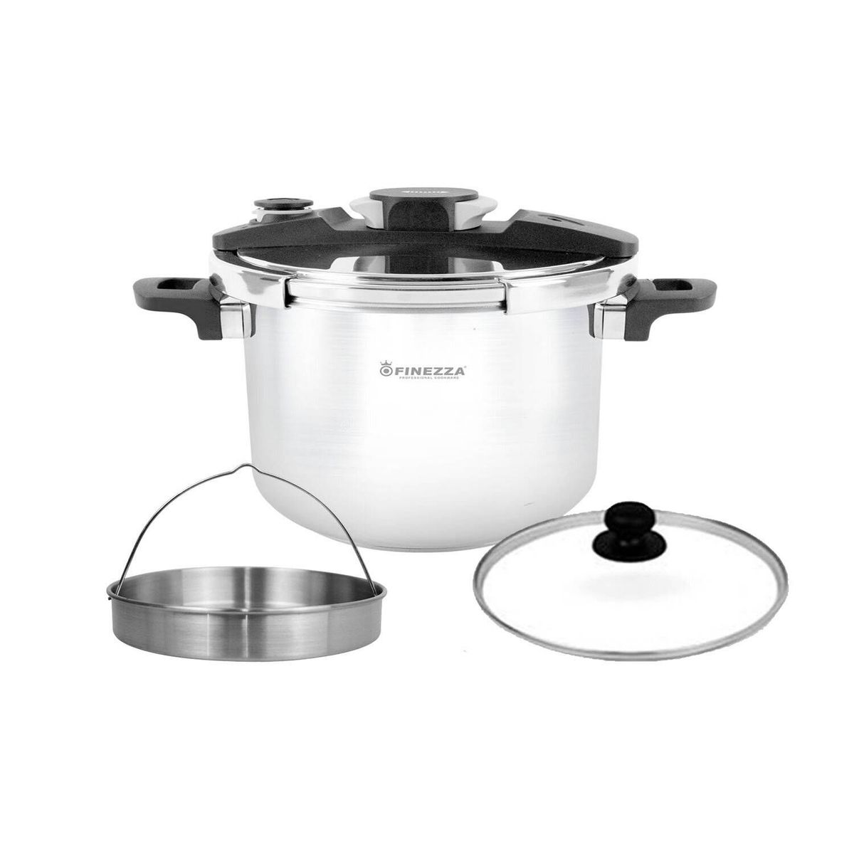 FINEZZA - Olla a Presión Finezza FZ-751AC-IN Acero Inoxidable 7Lts