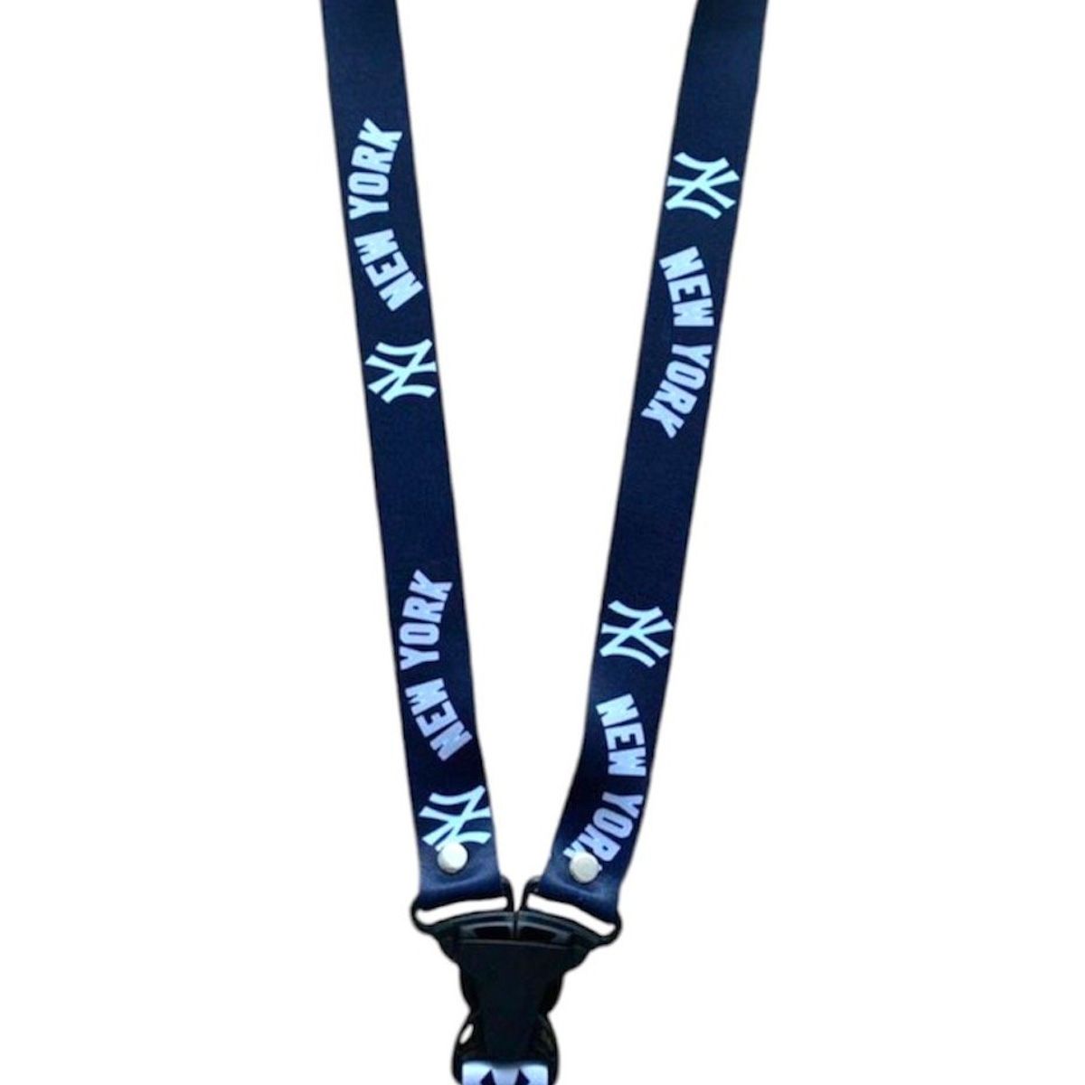 GENERICO - Llavero Yankees Lanyard New York NY Pita Llaves Cinta Azul