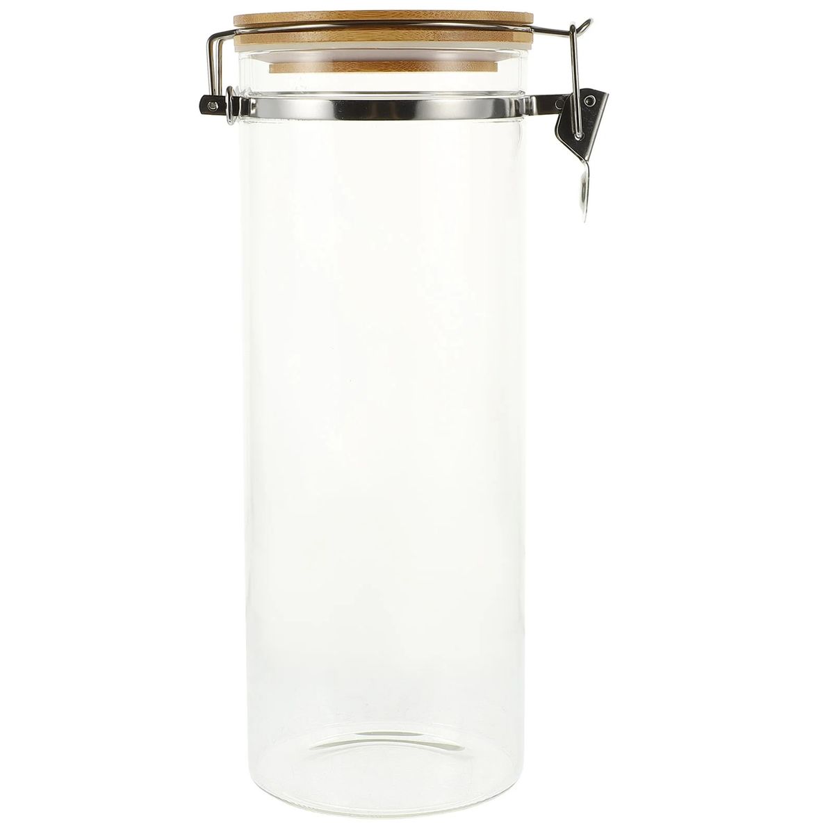 GENERICO - Frasco de vidrio hermético bambú 2000ml