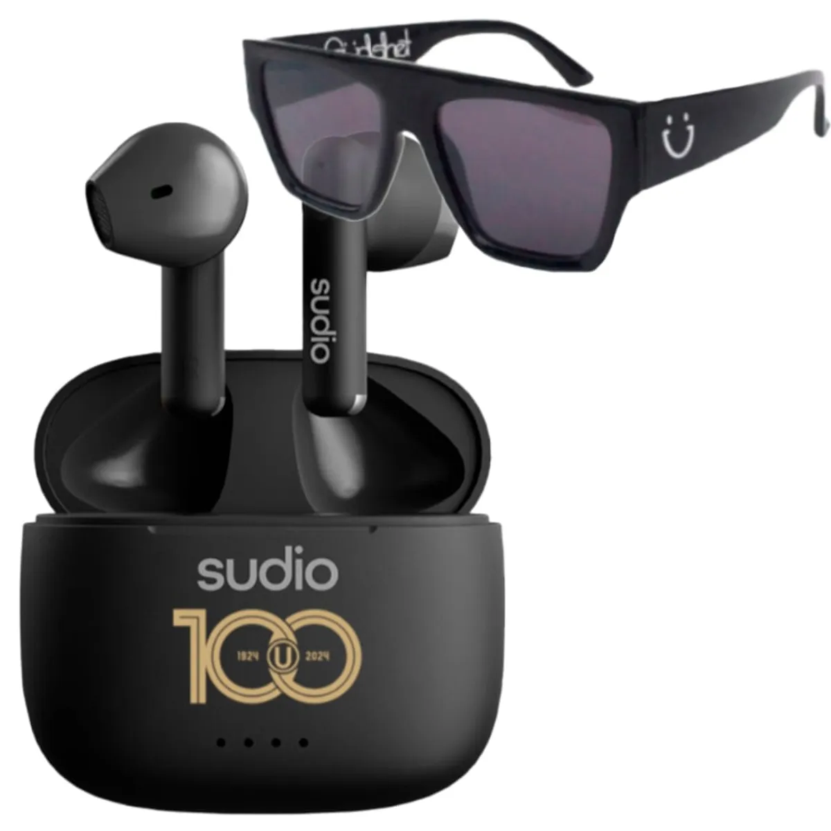 SUDIO - Pack Audífono Inalámbrico Sudio A1 - U - Centenario+Lente sol Gudshet