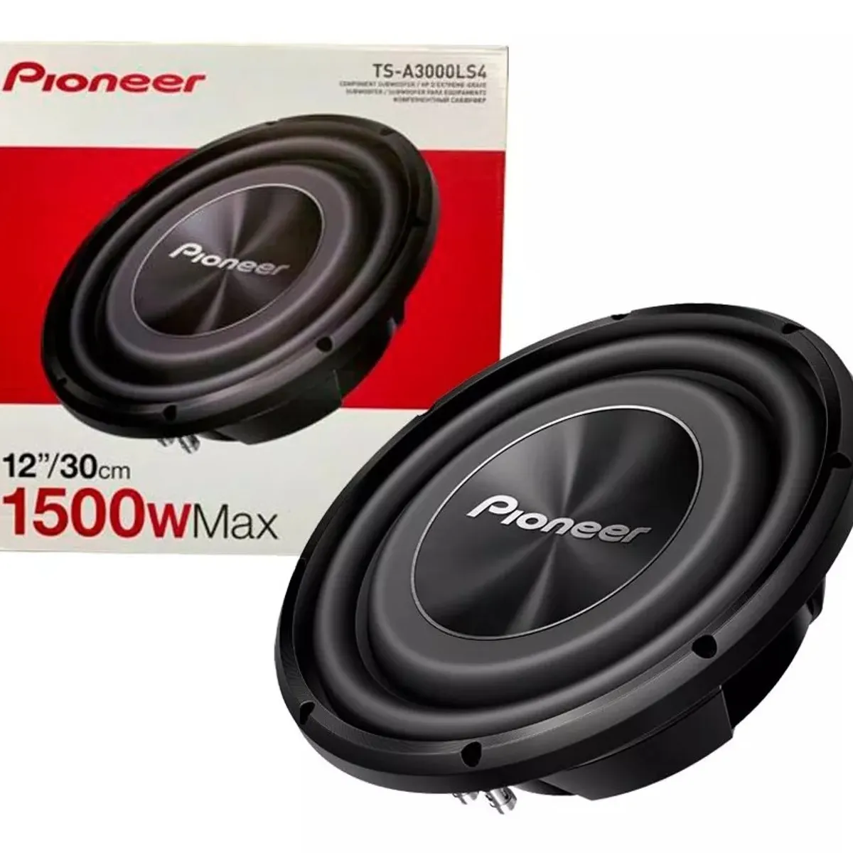 PIONEER - Subwoofer Plano 12 Pioneer 1500wTs-a3000ls4