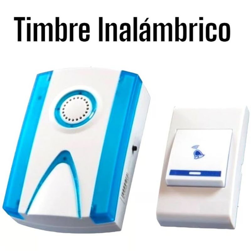 GENERICO - TIMBRE INALAMBRICO INTELLIGENTE-PILAS-AA-23A