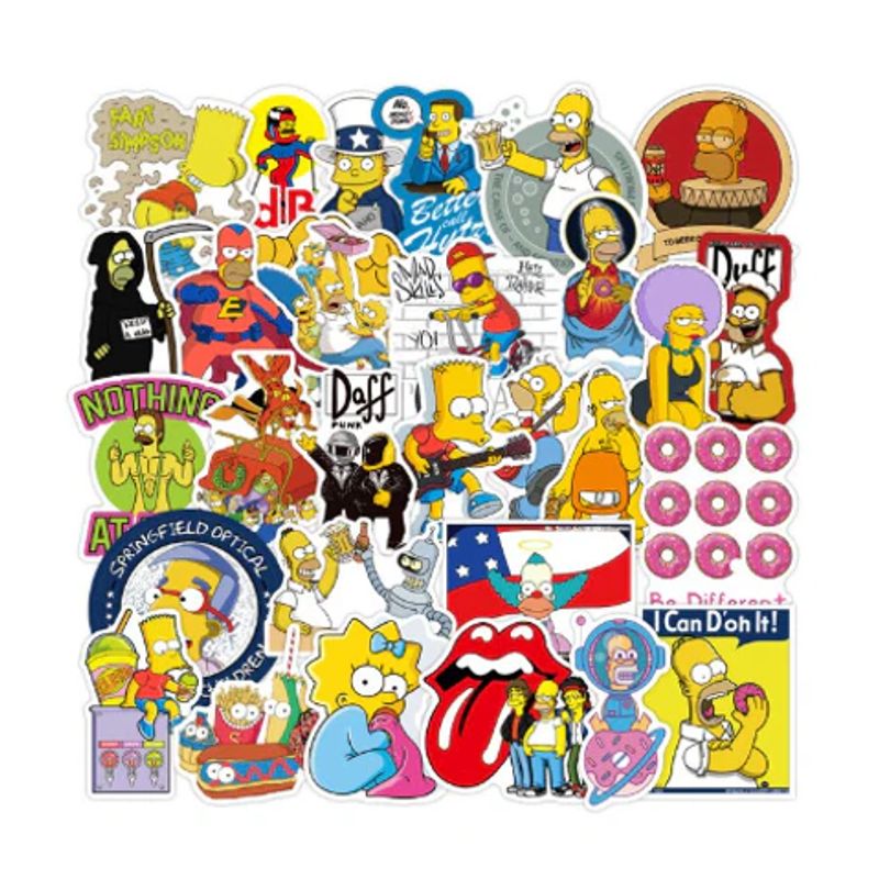 GENERICO - pack 50 stickers Caricatura 1