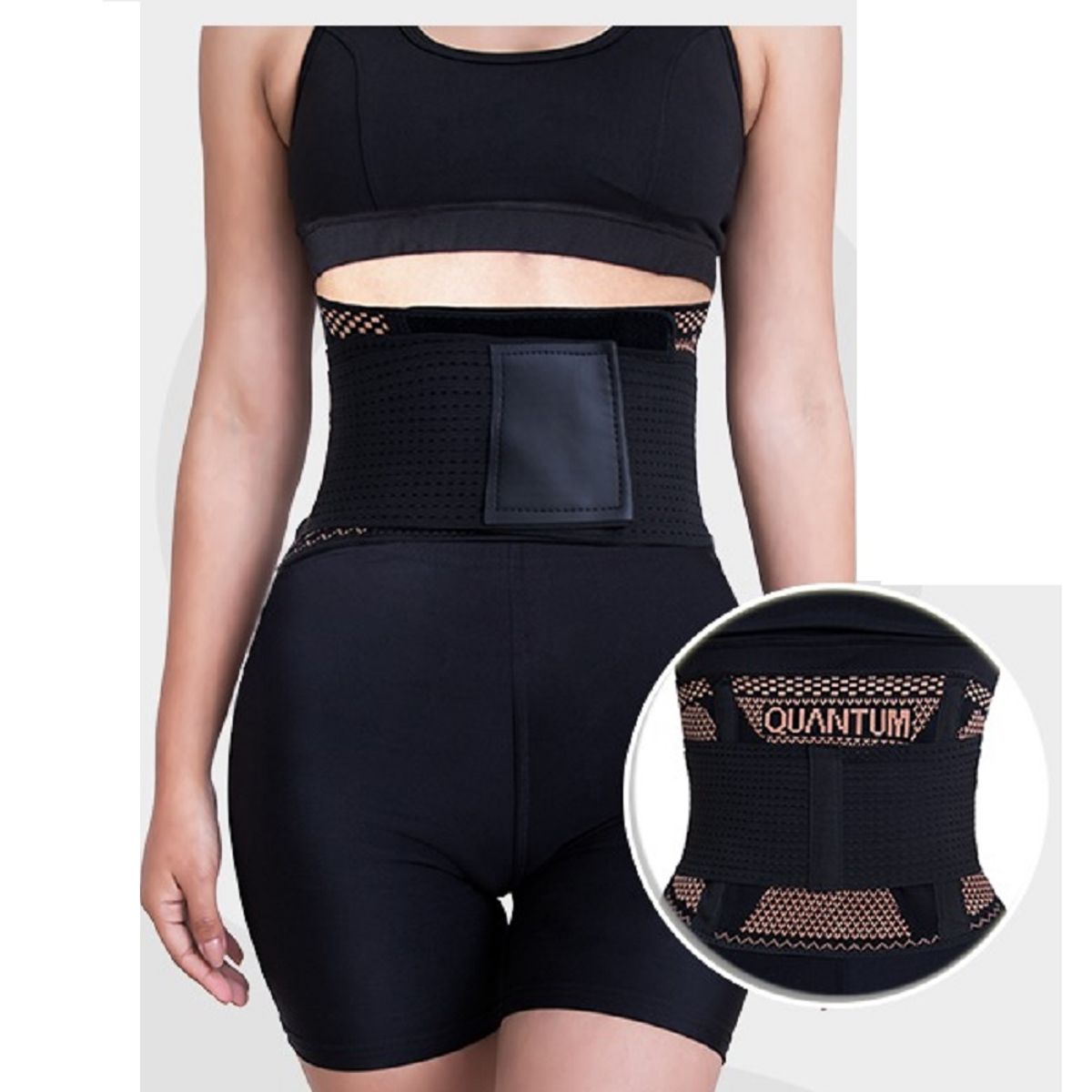 LEEMARK - Faja compresión abdominal Hilo Cobre Talla M