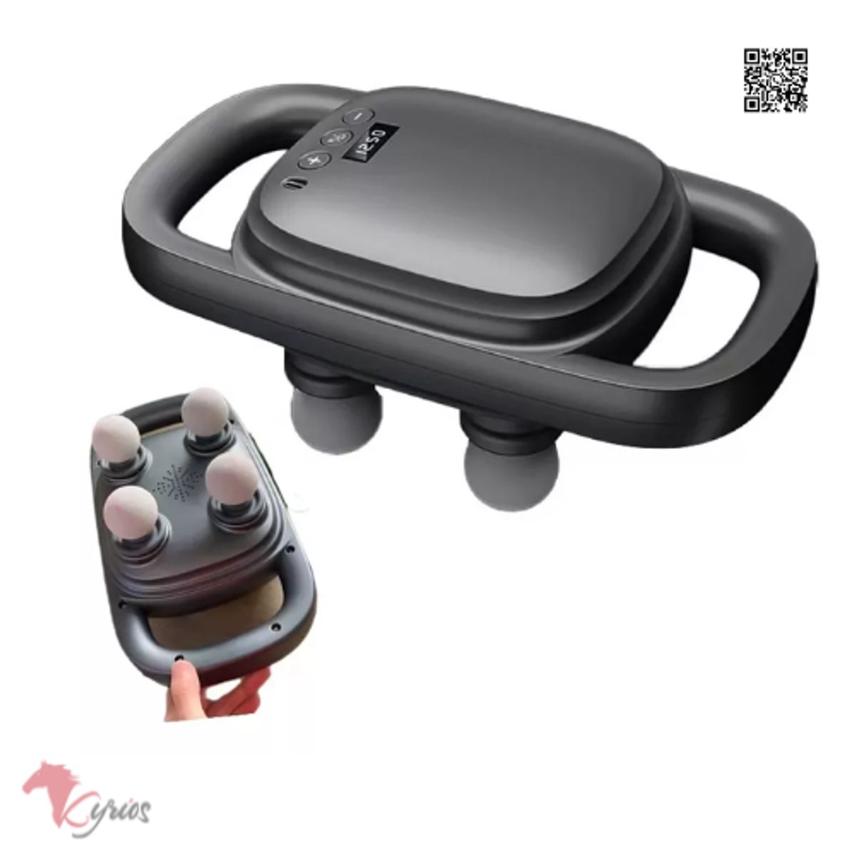 IMPORTADO MC - Nueva 4-cabezas Pistola De Masaje Professional